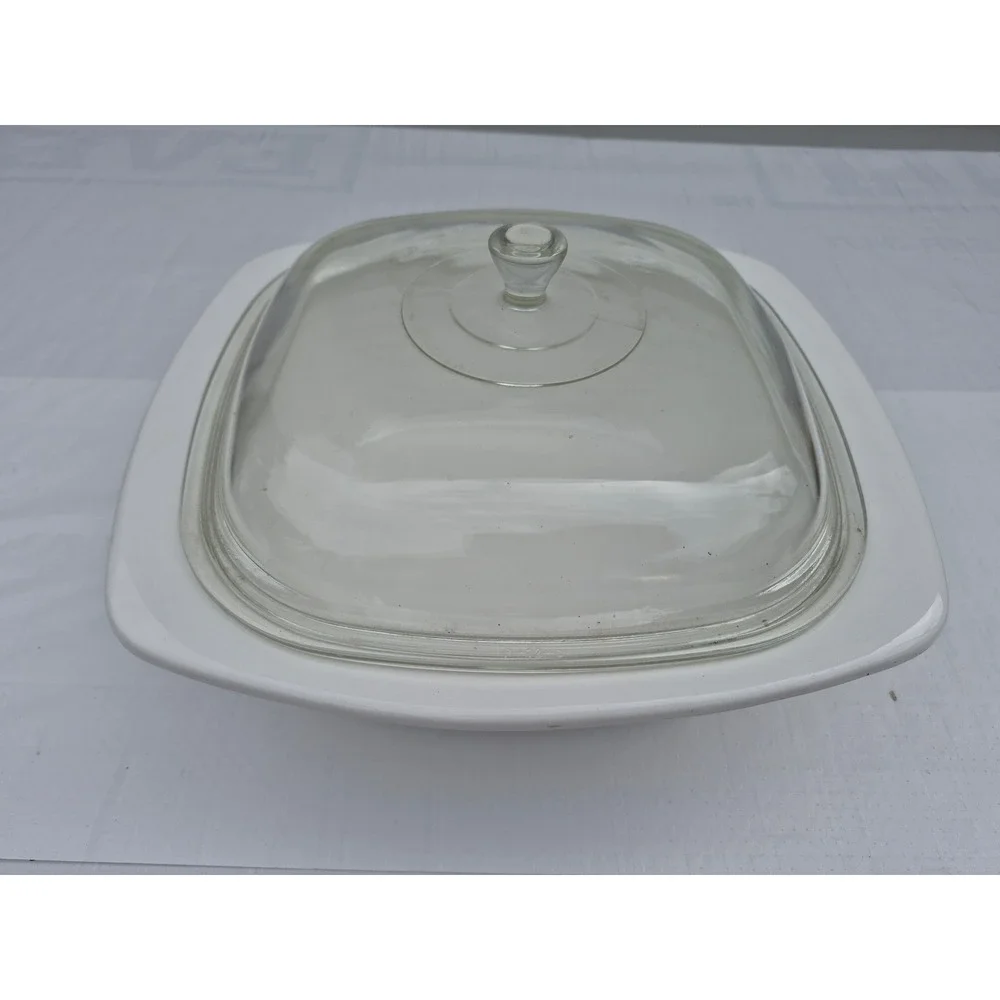 Vintage Corning Ware Blue Cornflower Casserole Dish with Glass Lid P-1-B 1.5 Qt